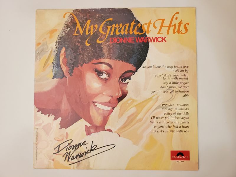 Dionne Warwick My Greatest Hits vinyl record